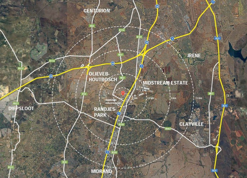 To Let commercial Property for Rent in Samrand Business Park Gauteng