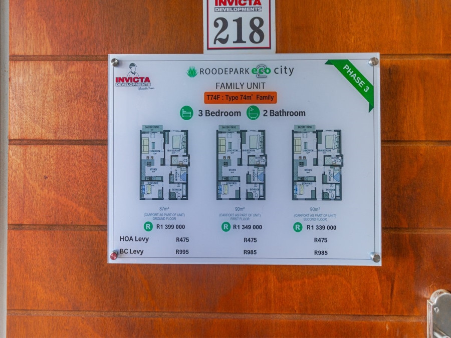 3 Bedroom Property for Sale in Roodepark Eco Estate Gauteng