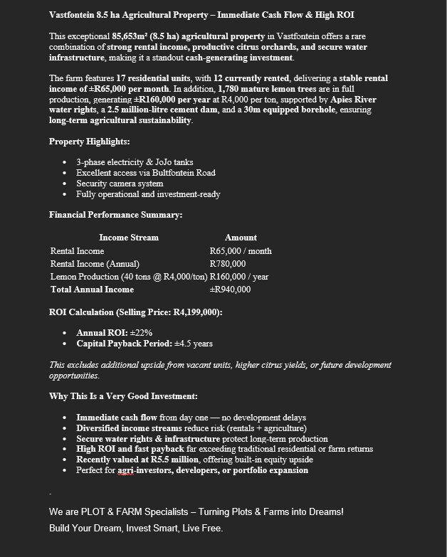 Commercial Property for Sale in Vasfontein AH Gauteng