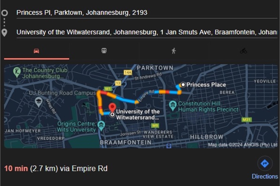 To Let 1 Bedroom Property for Rent in Parktown Gauteng