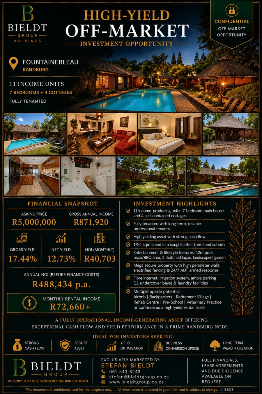 11 Bedroom Property for Sale in Fontainebleau Gauteng