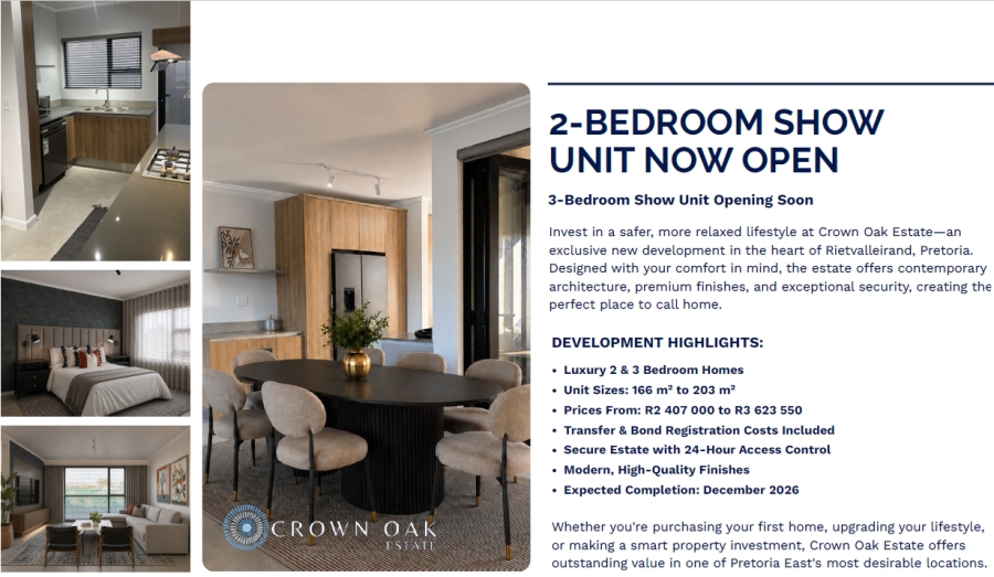 2 Bedroom Property for Sale in Rietvalleirand Gauteng