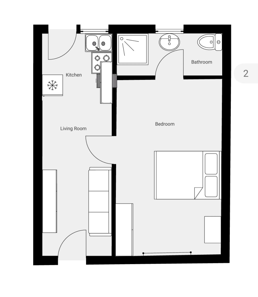 To Let 1 Bedroom Property for Rent in Rietondale Gauteng