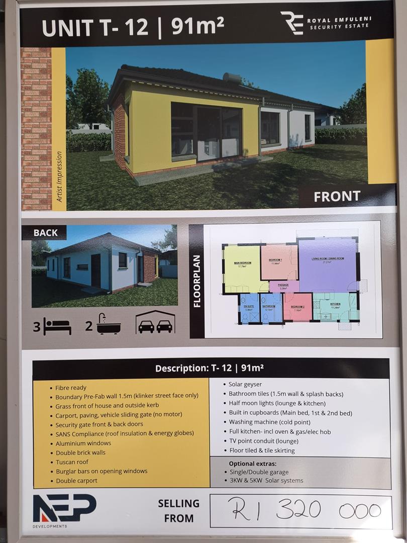 3 Bedroom Property for Sale in Vanderbijlpark Gauteng