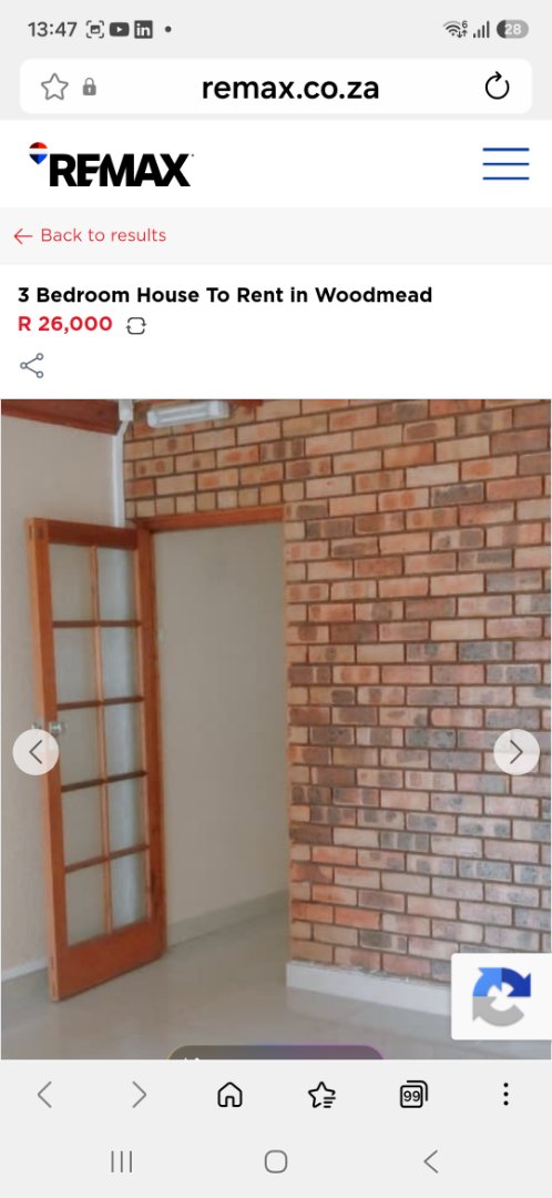 To Let 3 Bedroom Property for Rent in Woodmead Gauteng