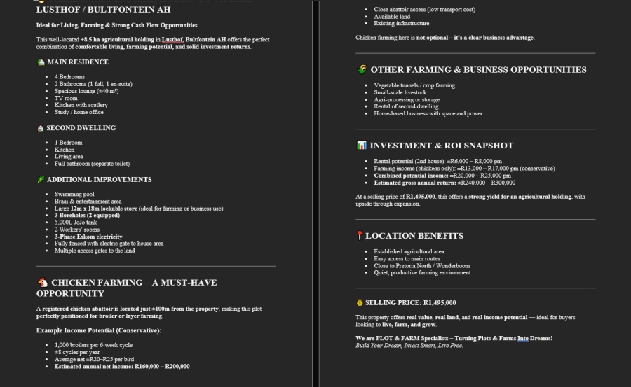 Commercial Property for Sale in Lusthof Gauteng