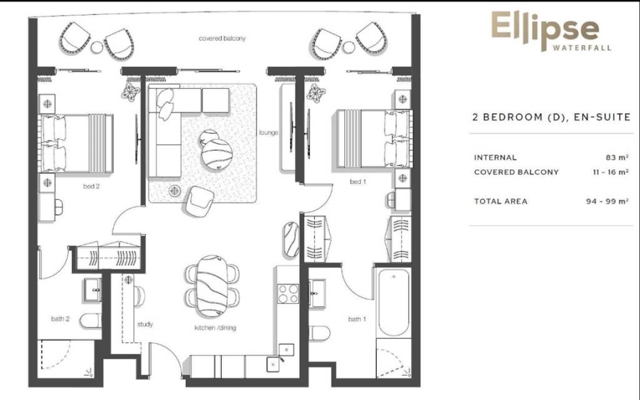 2 Bedroom Property for Sale in Waterfall Gauteng