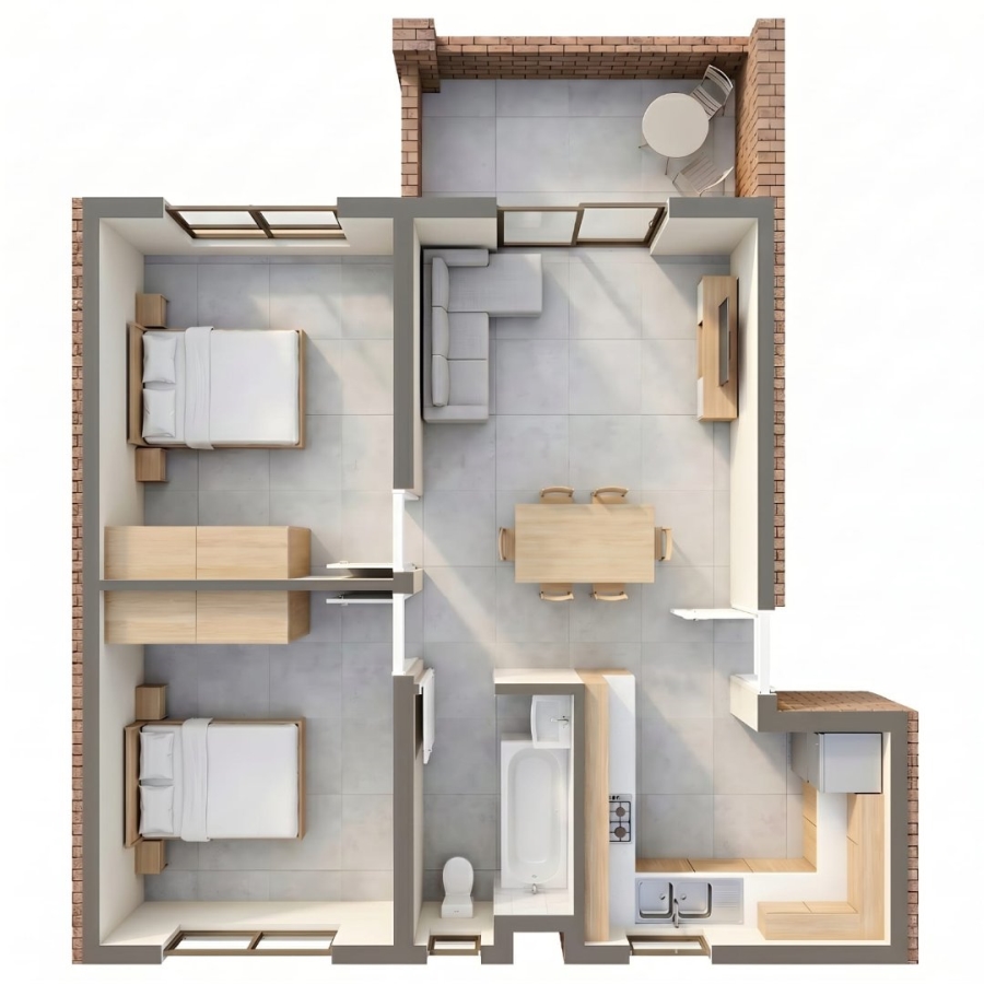 To Let 2 Bedroom Property for Rent in Dawn Park Gauteng
