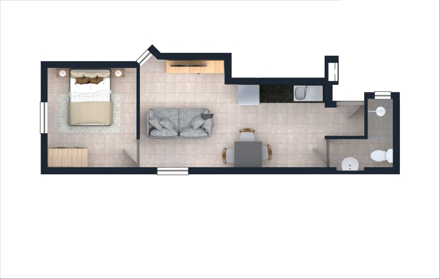 To Let 1 Bedroom Property for Rent in Heuweloord Gauteng