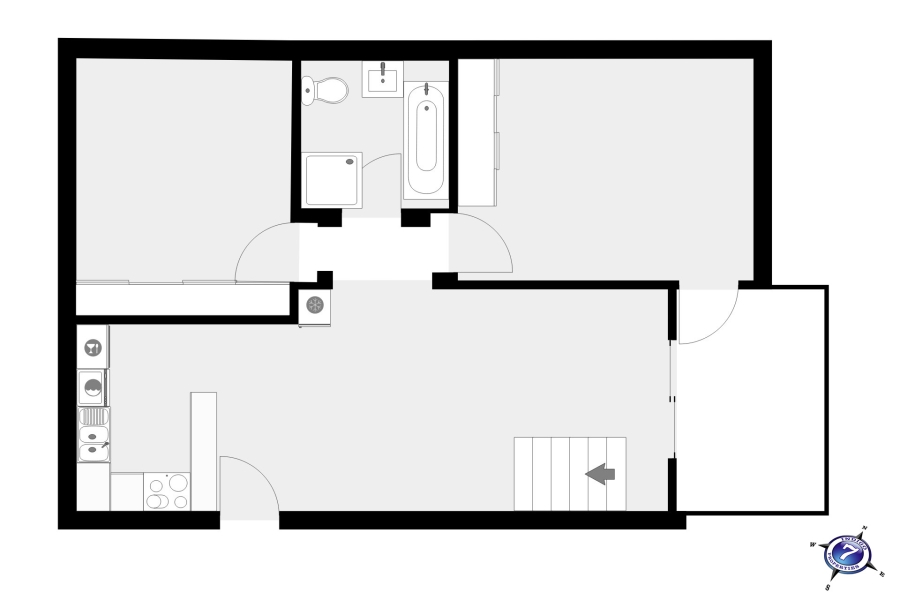 To Let 2 Bedroom Property for Rent in Melrose North Gauteng