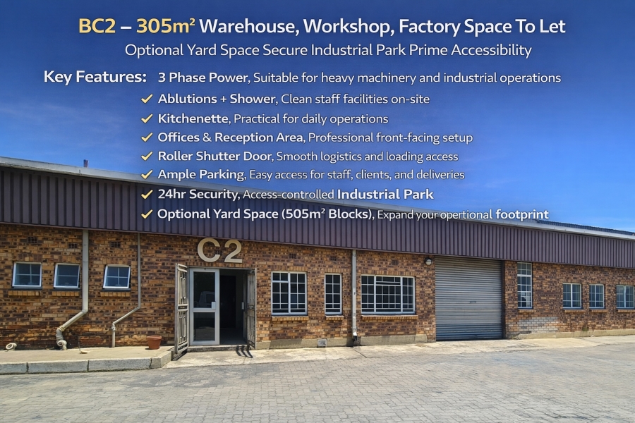 To Let Commercial Property for Rent in Anderbolt Gauteng