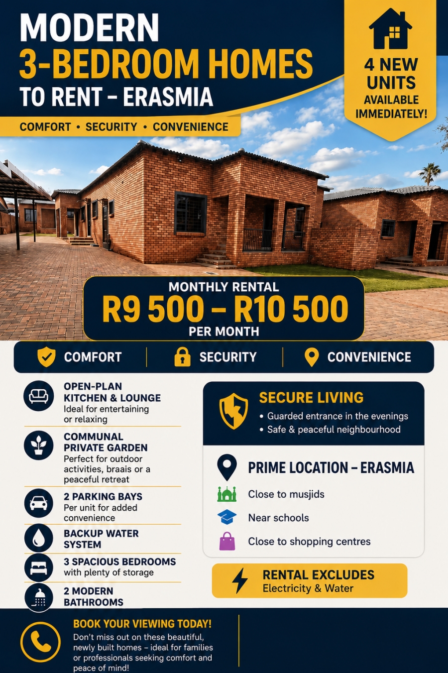 To Let 3 Bedroom Property for Rent in Erasmia Gauteng