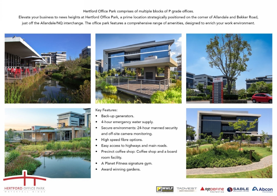 To Let Commercial Property for Rent in Waterfall Gauteng