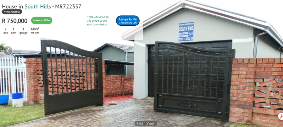 2 Bedroom Property for Sale in South Hills Gauteng