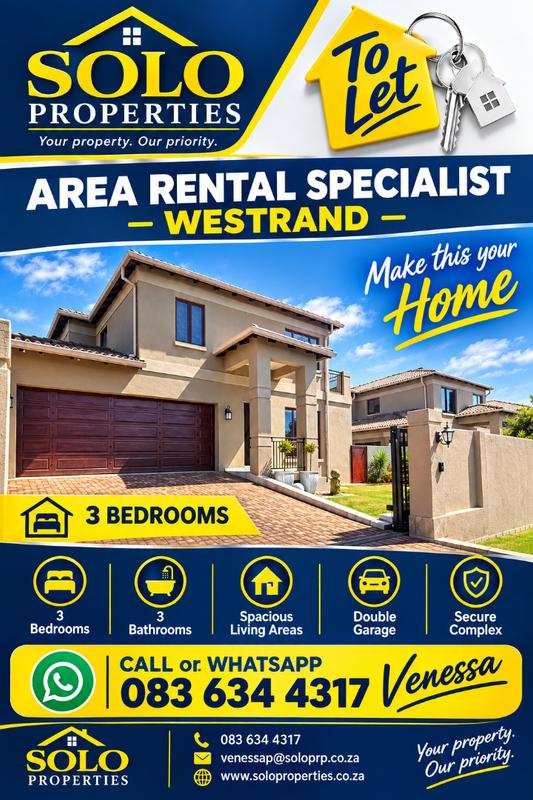 To Let 3 Bedroom Property for Rent in Chancliff A H Gauteng