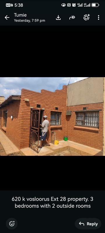 3 Bedroom Property for Sale in Vosloorus Ext 28 Gauteng