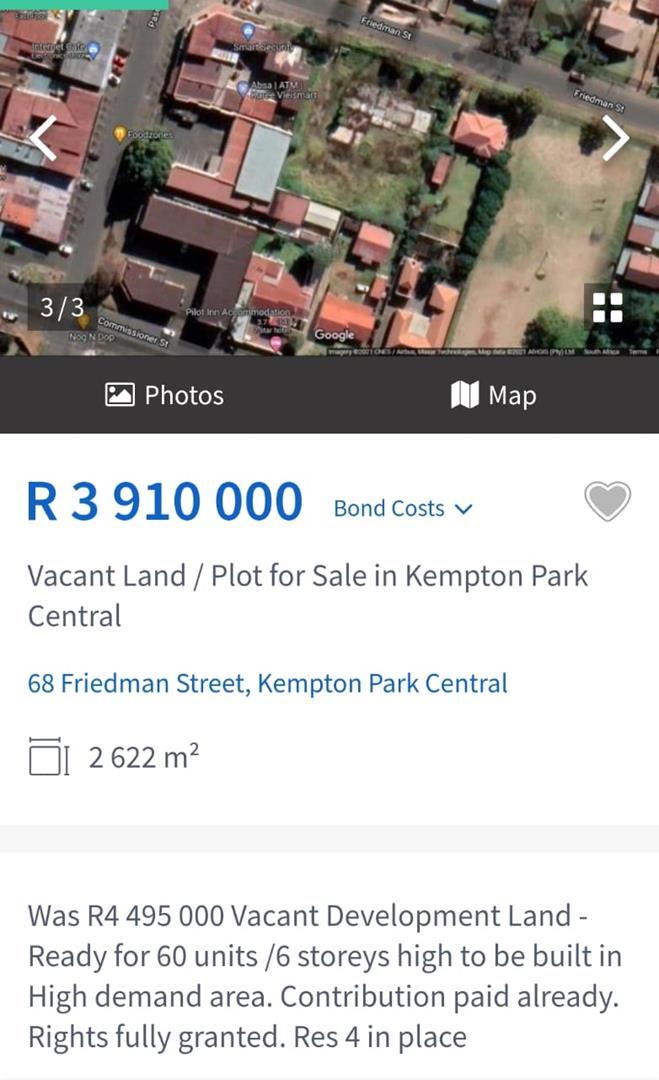 0 Bedroom Property for Sale in Kempton Park Gauteng