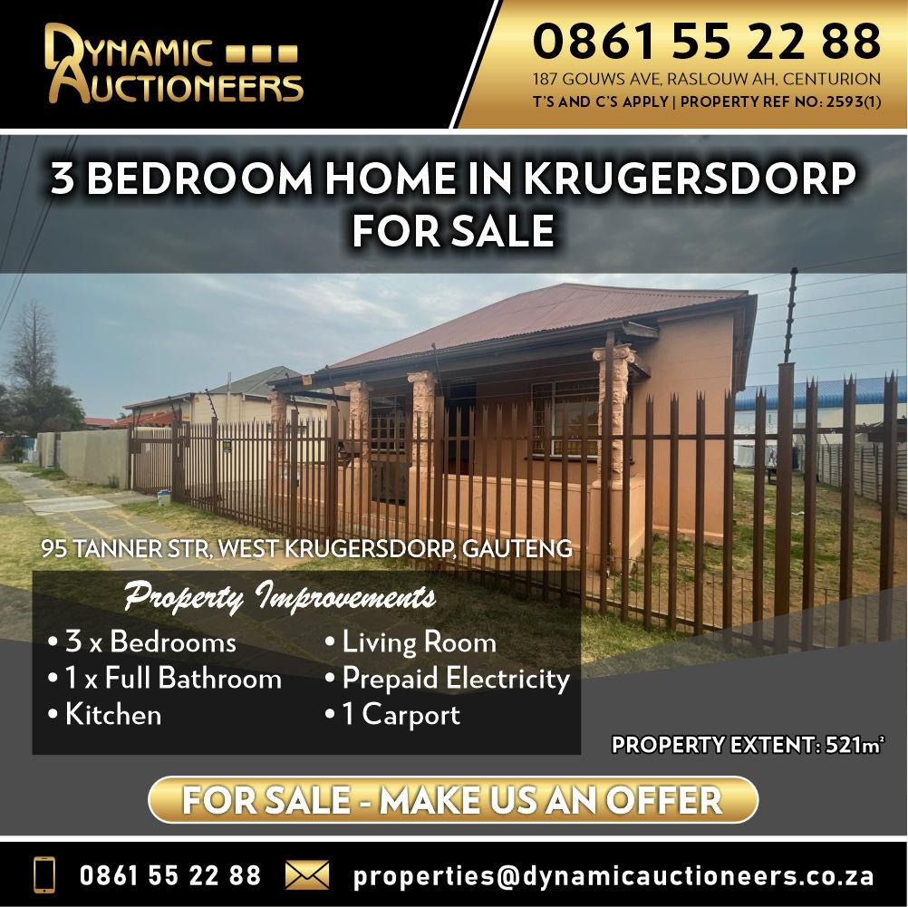 3 Bedroom Property for Sale in West Krugersdorp Gauteng