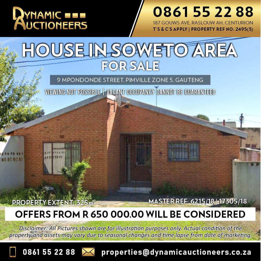 0 Bedroom Property for Sale in Pimville Gauteng