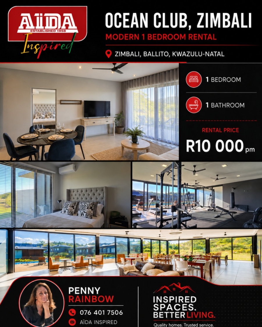 To Let 1 Bedroom Property for Rent in Zimbali Lakes Resort KwaZulu-Natal