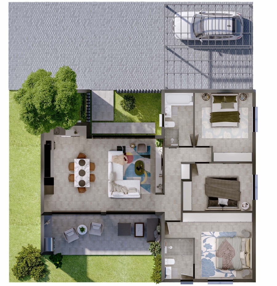 To Let 3 Bedroom Property for Rent in Lalela Estate KwaZulu-Natal