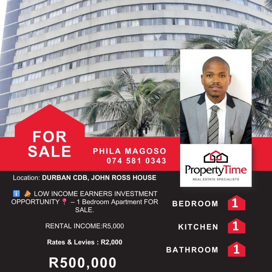 1 Bedroom Property for Sale in Durban Central KwaZulu-Natal