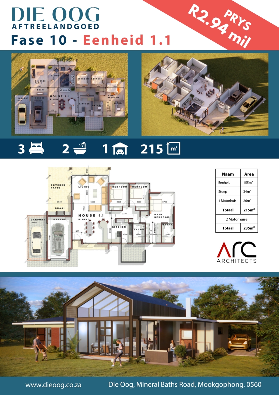 3 Bedroom Property for Sale in Mookgopong Rural Limpopo